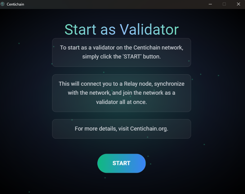 Start Centichain